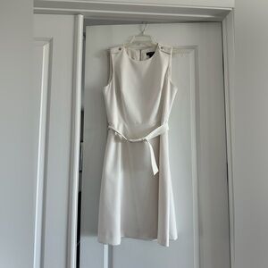 White House Black Market Sheath Dress, size 12, white